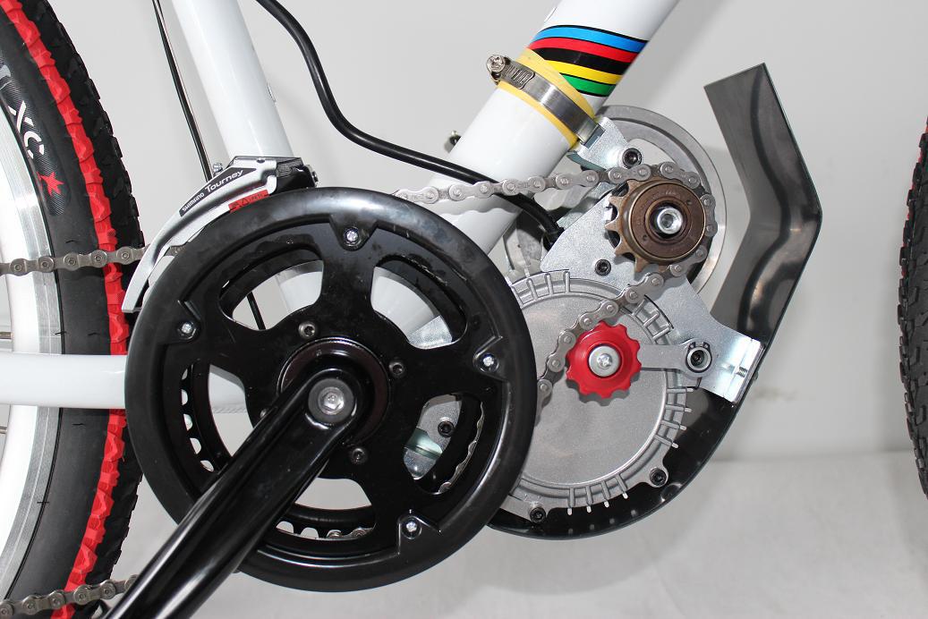 hallomotor 36v 350w 无刷中置中驱电机 电动自行车改装套件