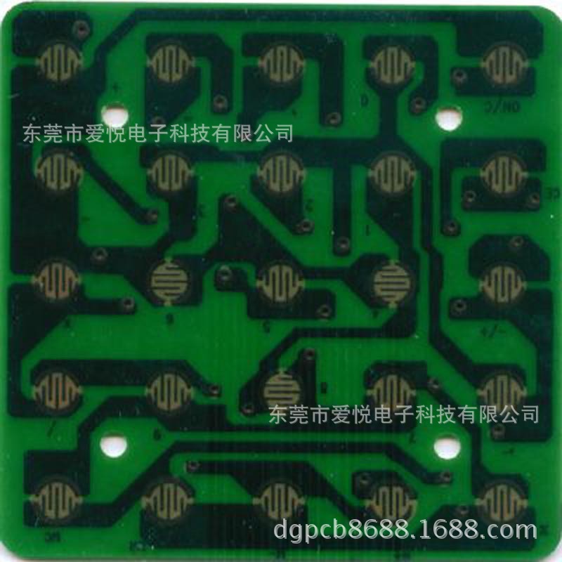 單麵XPC碳油灌孔線路板002