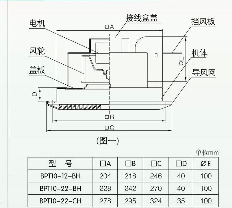 家电,手机,数码 卫浴电器 排气扇,换气扇 绿岛风优质abs塑料管道式