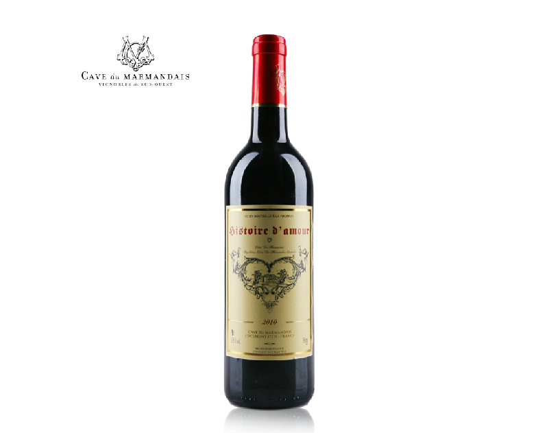 法国进口红酒 马蒙德里斯爱情干红葡萄酒 750