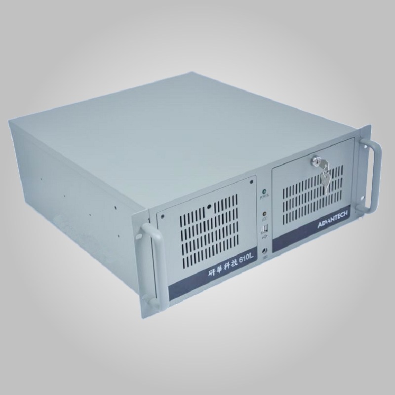 研华科技14槽上架式4U机箱双核E5300多串网口工控机IPC-610L