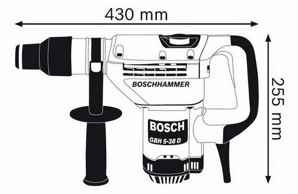 bosch博世 gbh5-38d professional 五坑锤钻,博世电锤