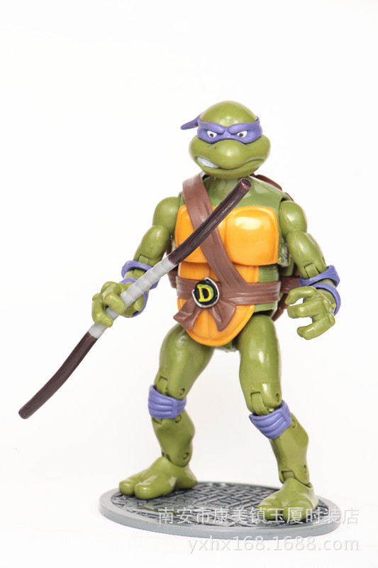 80后怀旧1988经典版忍者神龟可动手办4款套装模型男生