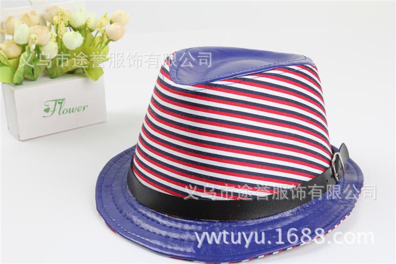 批发采购帽子-ELM233新款儿童帽子秋款皮革