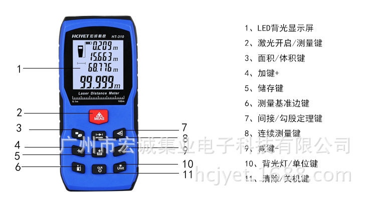 新款100米測距機 HT-310