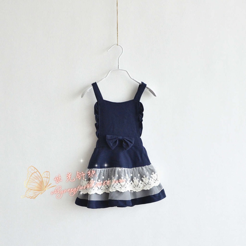 童裙-韩版童装 <em>2014秋款</em>新品<em>女童</em>背带裙 网纱