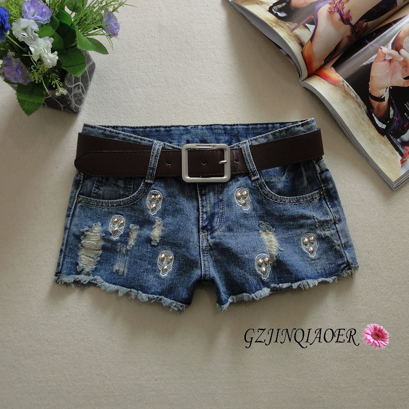 批发2014夏季牛仔<em>短裤女装</em>韩版热裤牛仔裤80
