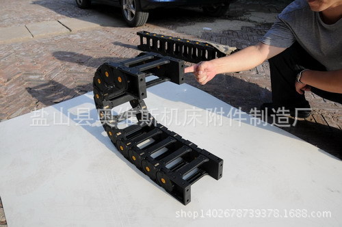 工程塑料拖链  加强尼龙拖链 高速静音拖链 万向旋转拖链 齐全