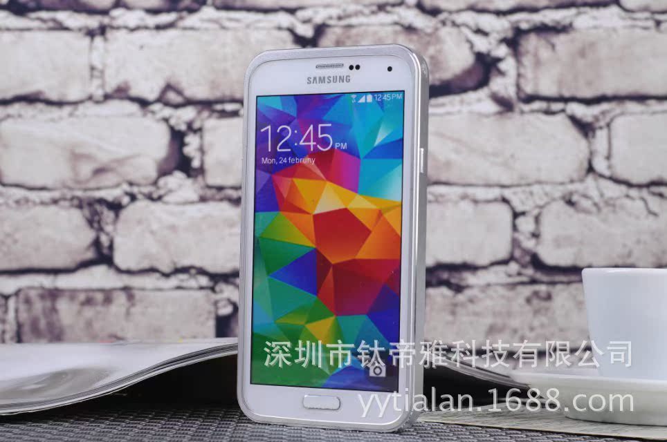 三星s5金属钢化玻璃手机壳 (5)