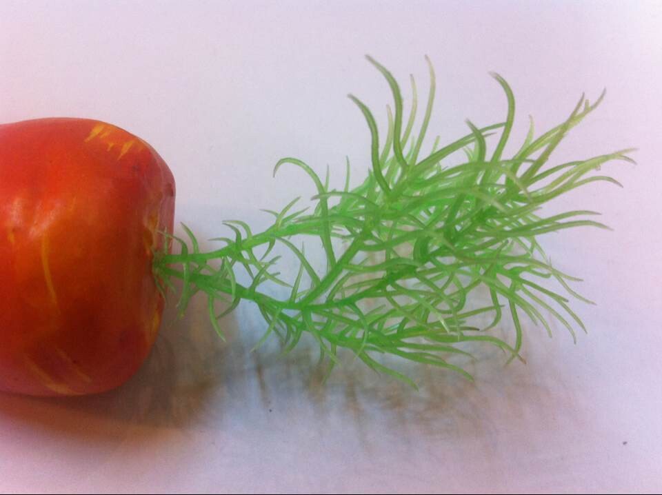 【仿真胡萝卜180mm装饰带叶萝卜批发仿真蔬