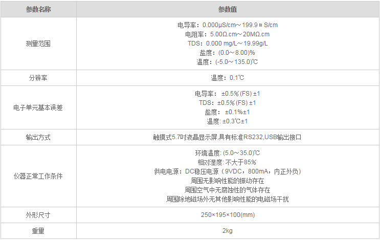 DDSJ-318数显电导率仪