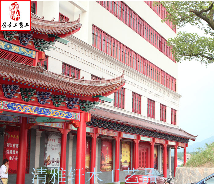 厂家定制 实木斗拱 仿古斗拱 古建门楼斗拱图片_10