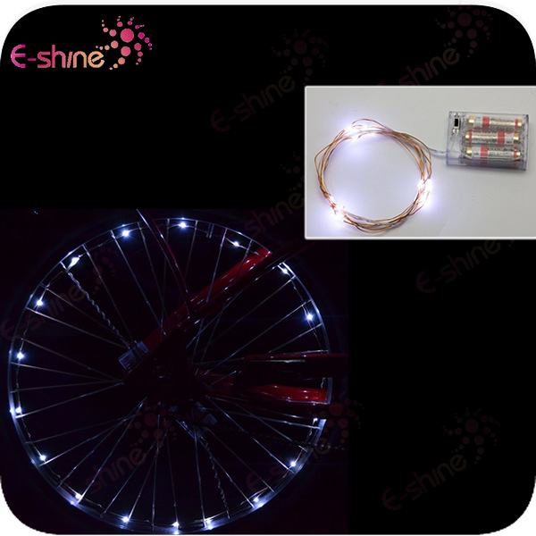 White LED Bike Copper String L