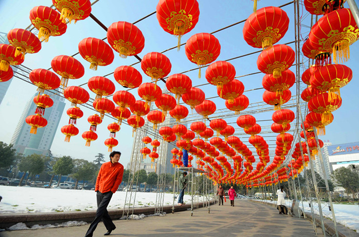 批发采购灯笼-厂家直销喜庆灯笼 街道装饰灯笼