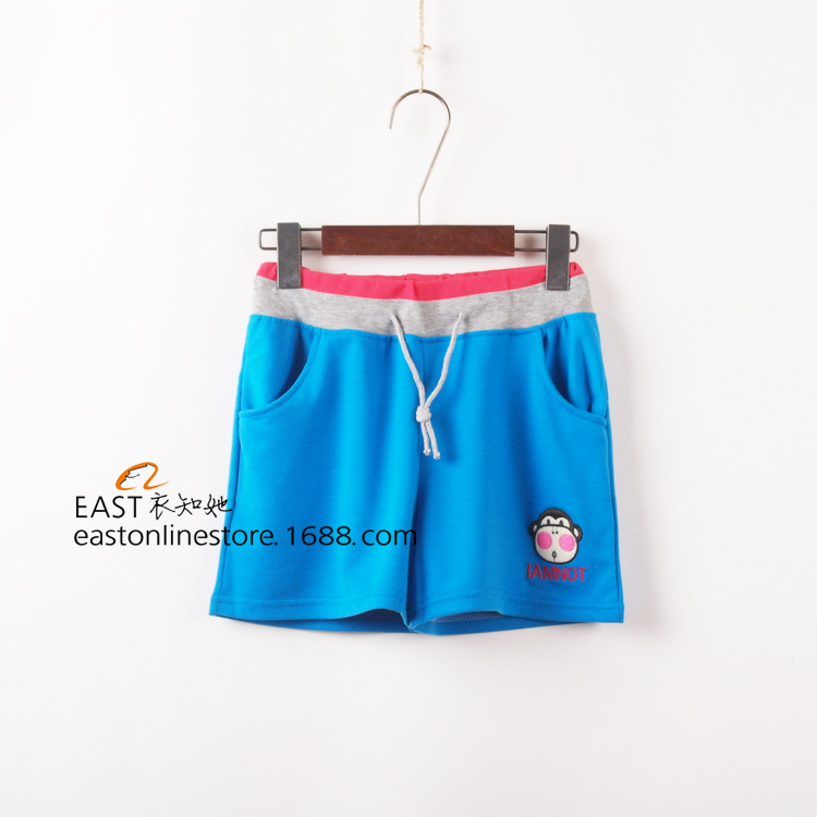 【春夏季<em>女装</em>新款 女士韩版<em>纯棉</em>毛圈<em>休闲短裤</em>