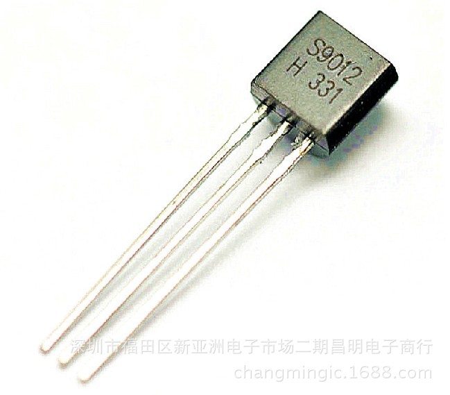 S9012 TO-92 0.5A\/40V PNP 小功率晶体管 三