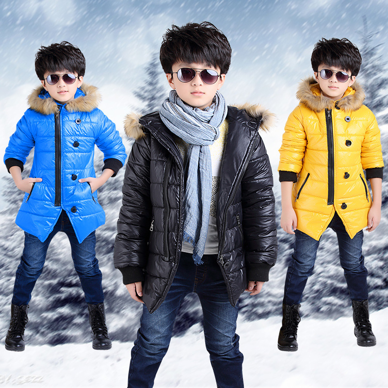 <em>2014童装冬款</em>新款棉服同款中长款男童棉衣男