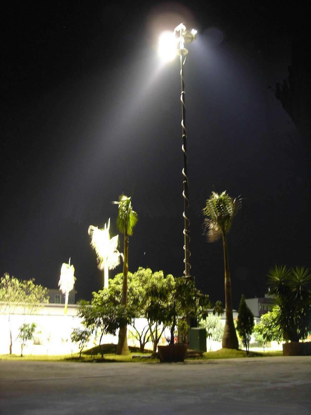 夜间照明效果图