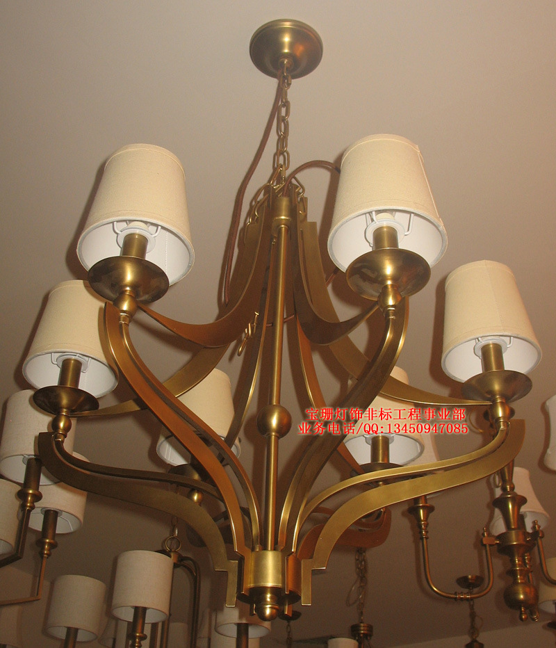 小额批发 布艺装饰吊灯 古镇灯具灯饰 价格便宜