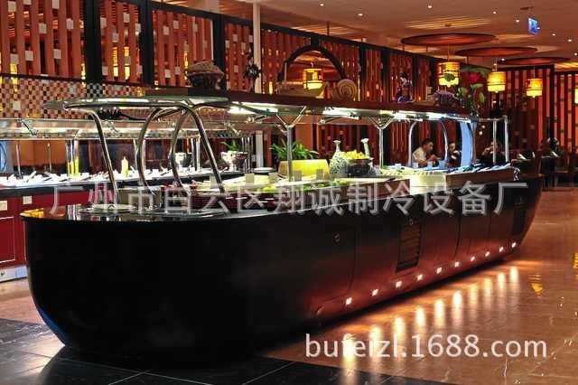 ce冷热两用 船型自助餐台 酒店专用上海厂家直销 自助餐厅设备