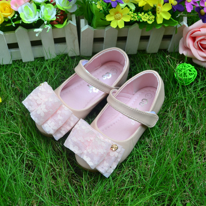 春秋款品牌童鞋魔术贴时尚公主儿童单鞋 新款韩版童皮鞋批发