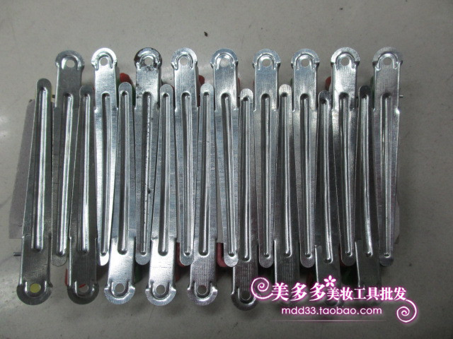 美发专用鸭嘴夹子,彩色美发夹子区分夹子,扁嘴夹子,普通版