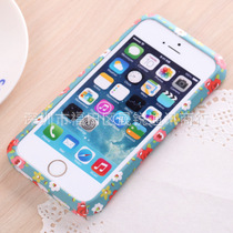 DEFF小蠻腰 蘋果5/5s手機殼 田園碎花邊框 iphone4/4s手機殼工廠,批發,進口,代購