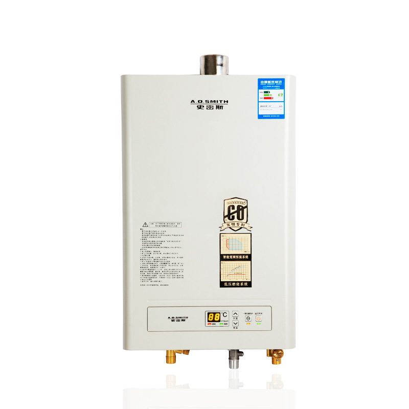 AO史密斯燃气热水器 12L防护型恒温送报警器