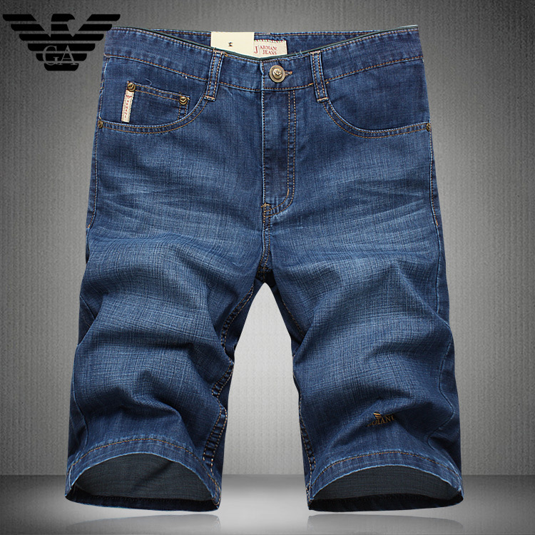 装批发简约高档水洗牛仔<em>短裤</em> <em>男款休闲短裤</em>子