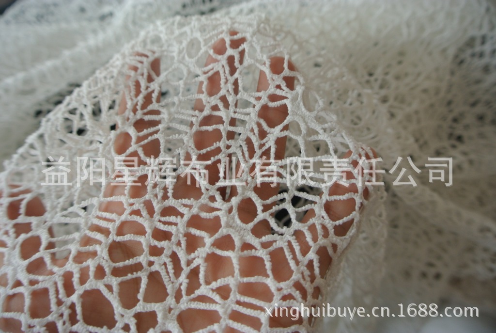 水溶网布绣花布,wy42