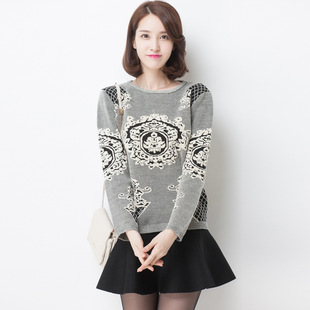 <em>批发</em>采购女式针织衫-粗针金丝<em>毛衣批发</em>采购-女