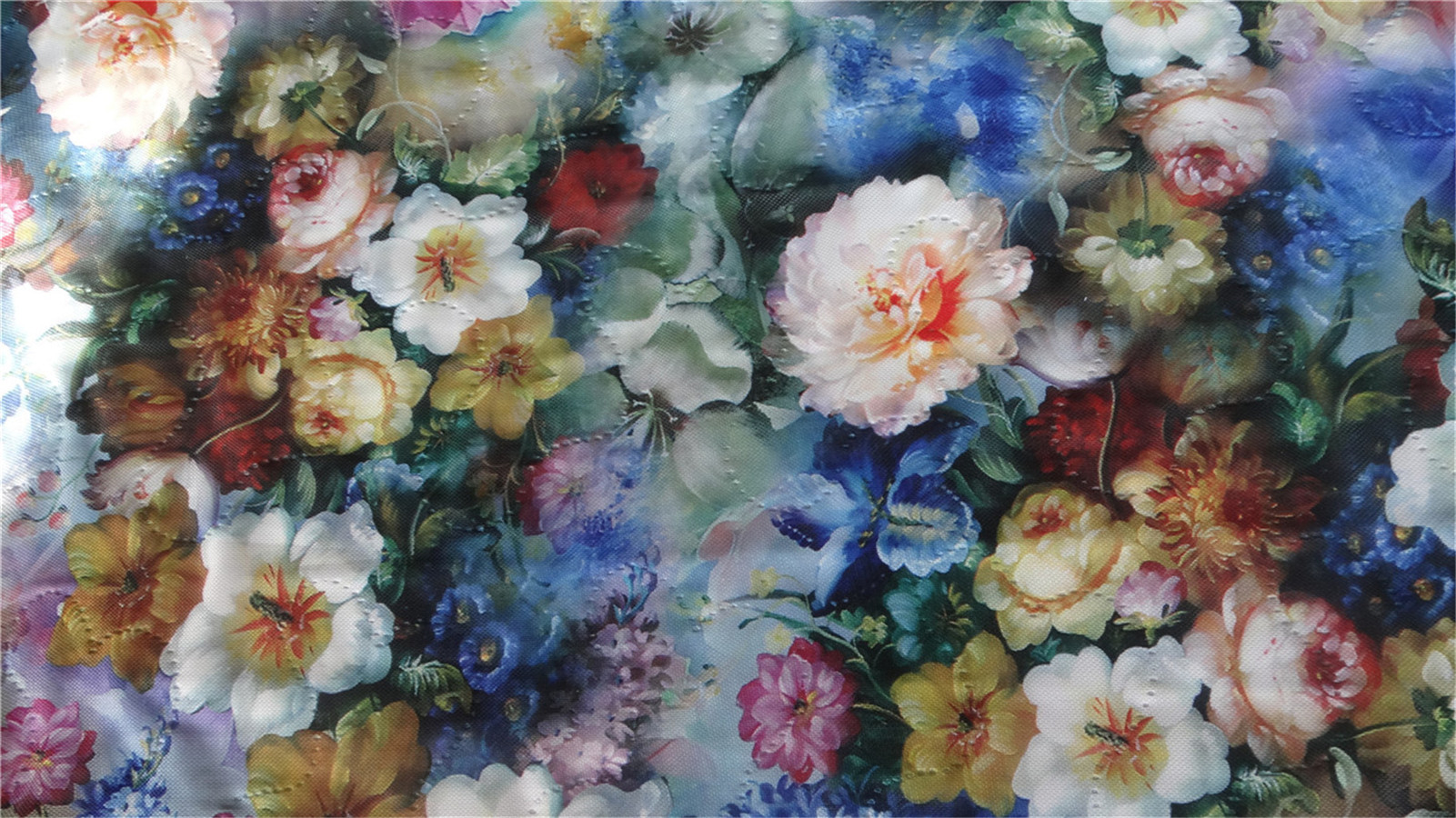 2014<em>春季</em> 高档<em>女装面料</em> 新款数码纸印 春色满园