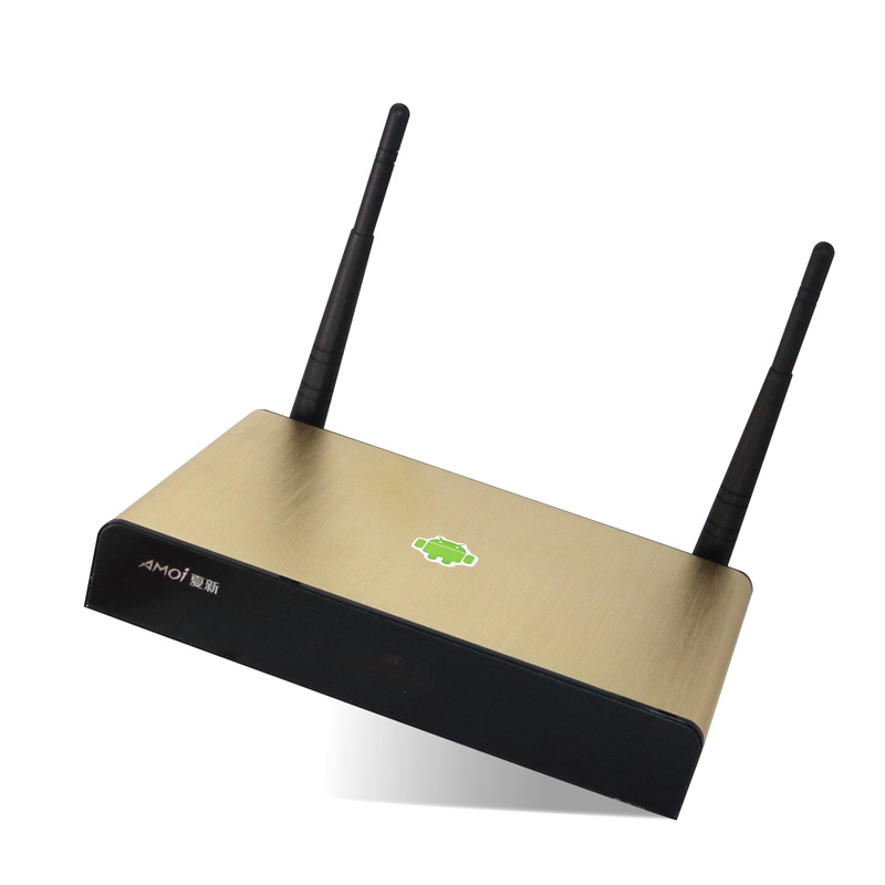 土豪金网络机顶盒 无线高清播放器网络电视机