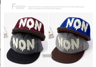 批发采购帽子-春秋爆款韩国帽子潮字母NON大