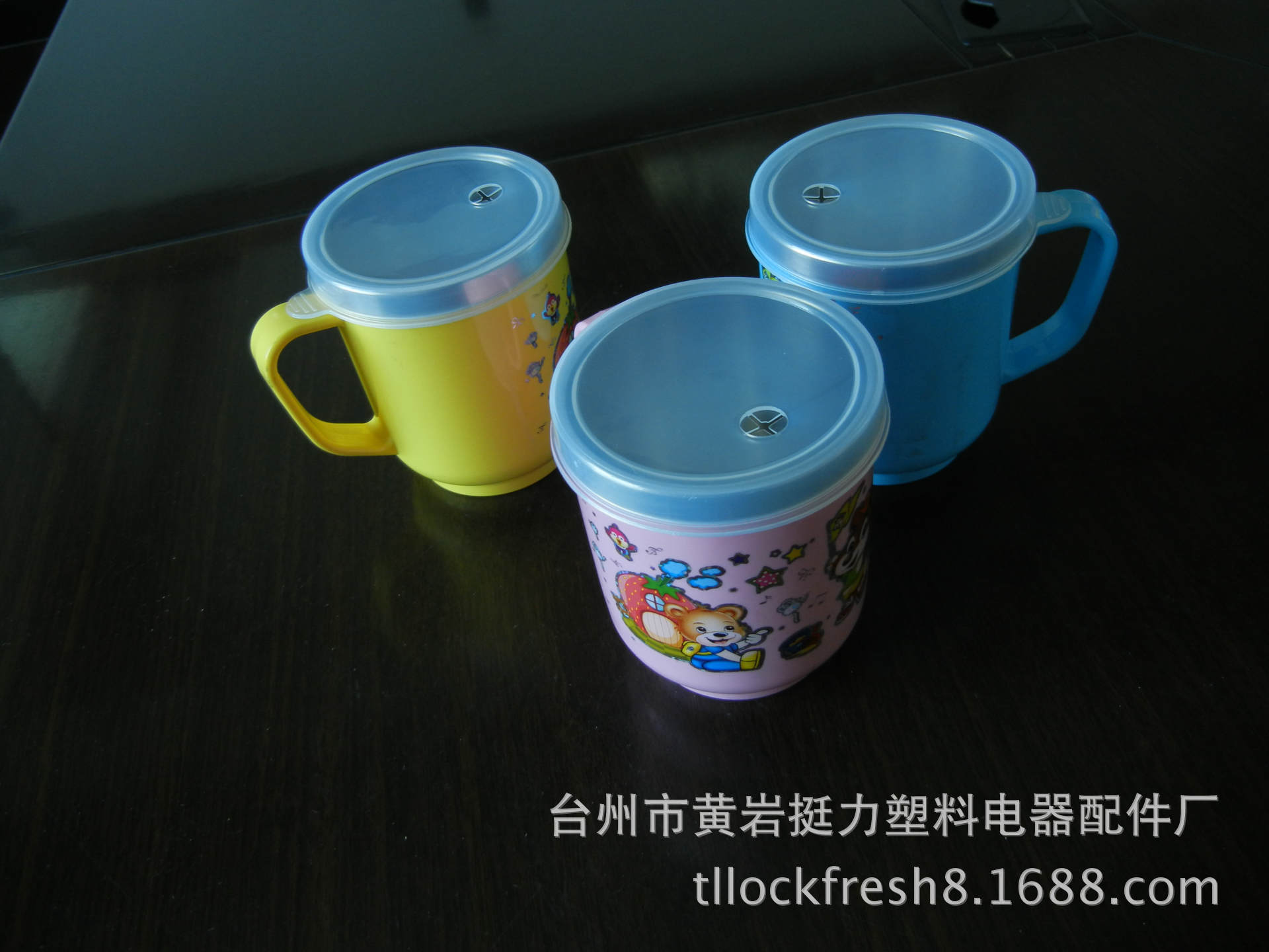 【挺力304防摔隔热带盖儿童水杯 不锈钢马克杯