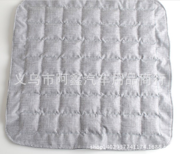 Hawthorn seed square cushion