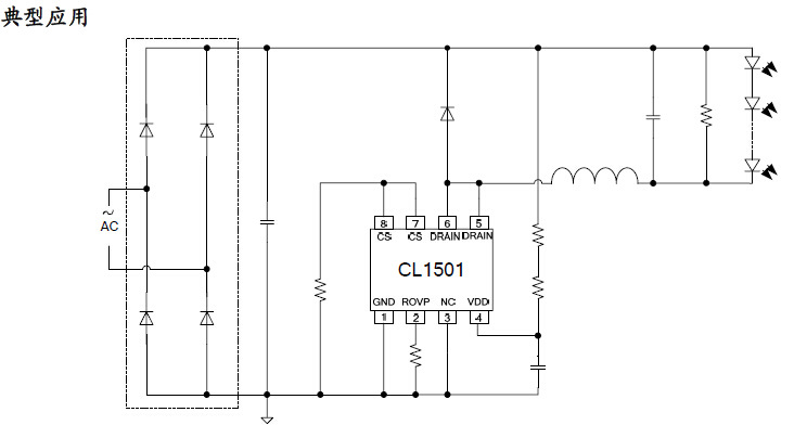 首页 电子元器件 集成电路(ic) cl1501替换bp2831a  特性: 宽输入电压