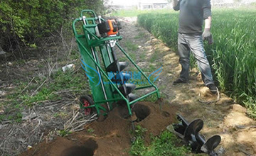 机械设备 林业机械及设备 植树机 >厂家供应:电线杆挖坑 硬土质专用