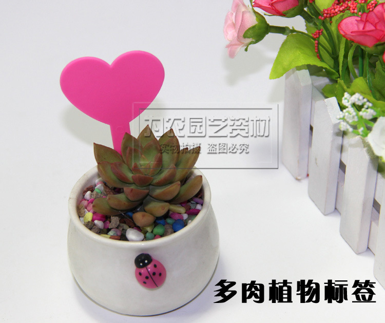 园艺标签,心型标签,爱心标签,植物多肉标签,厂家直销