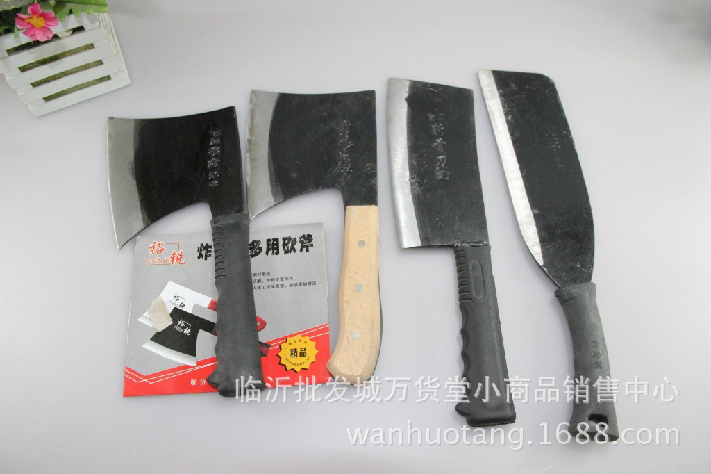 20cm加重斩骨砍柴刀 义乌9.9元店10元店地摊日用百货配货货源批发