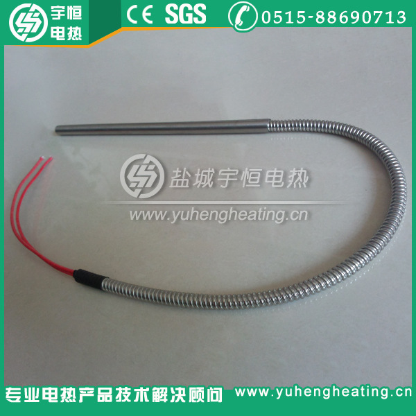 带波纹软管单头加热管