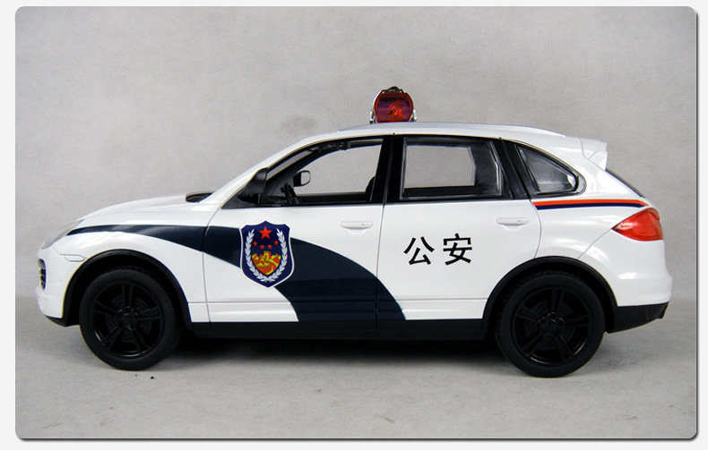 1:12保时捷卡晏遥控警车带灯光声音最热销儿童玩具厂家直销批发