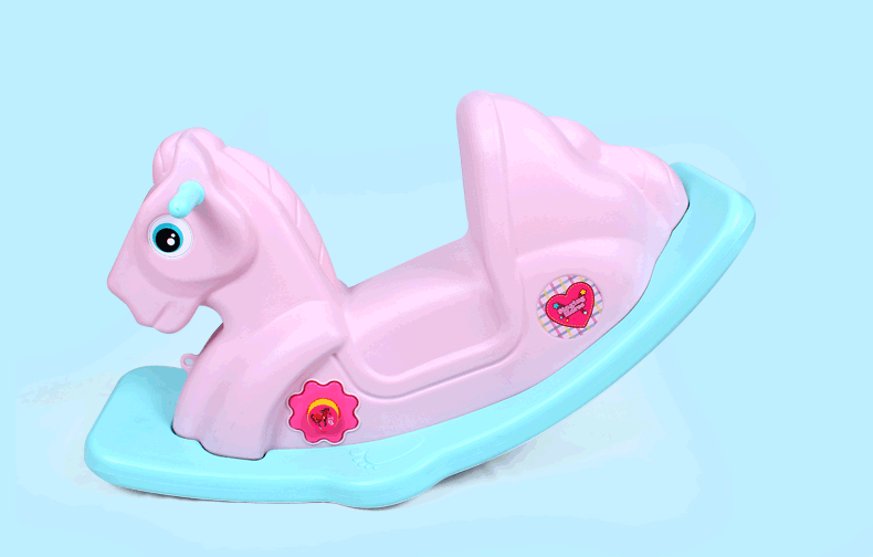 幼儿园儿童塑料摇马 大号加厚摇摇马 室内环保宝宝玩具马特价批发