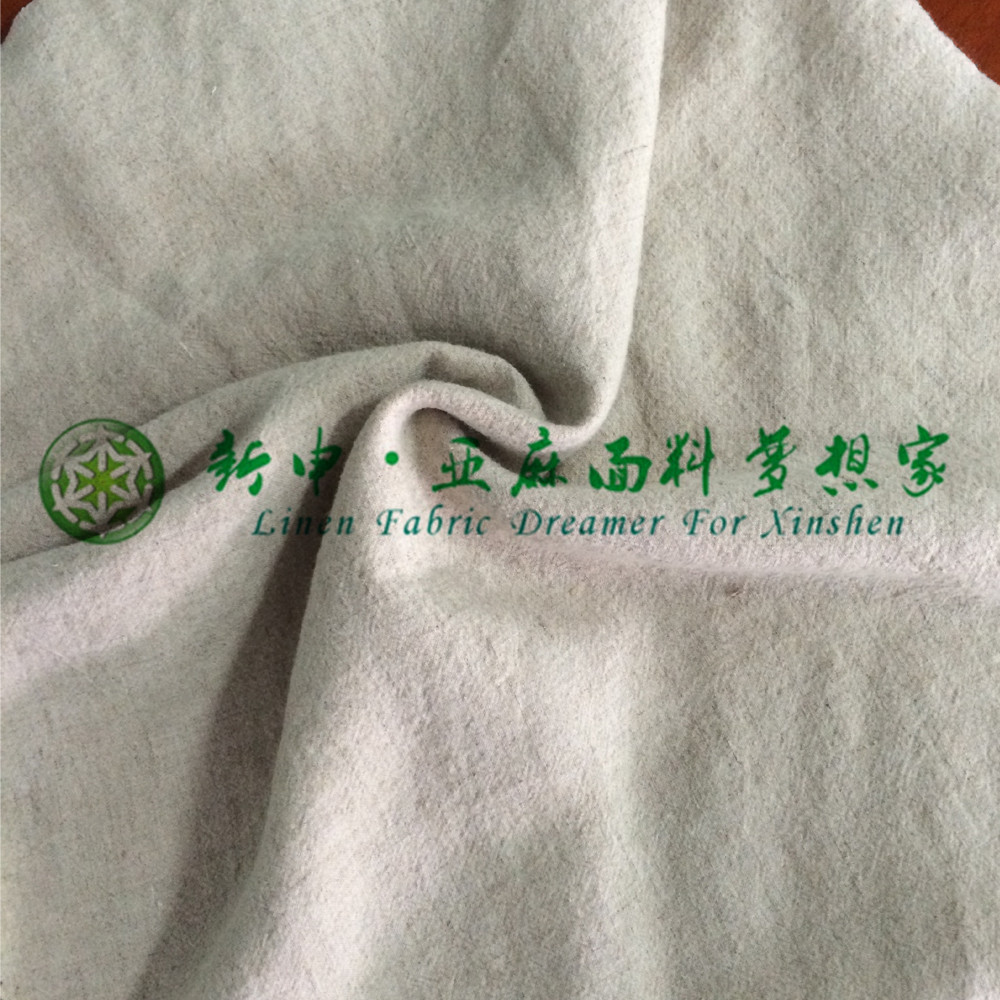 亚麻复古风床品面料2