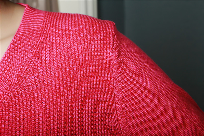 2015春季新款韩版圆领四平针长袖开衫外套针织衫