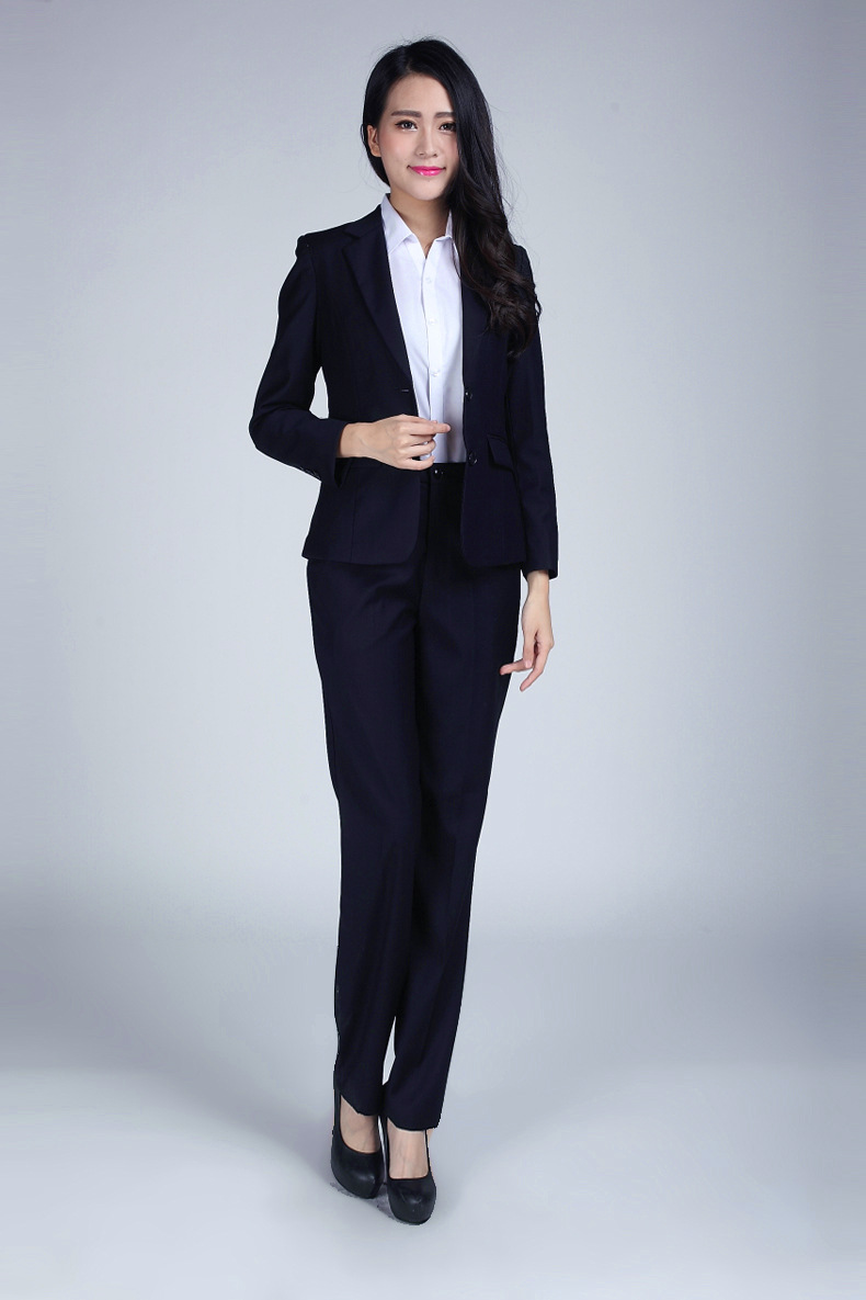 女式职业西服套装韩版修身收腰女士西装正装白领企业公司工作制服