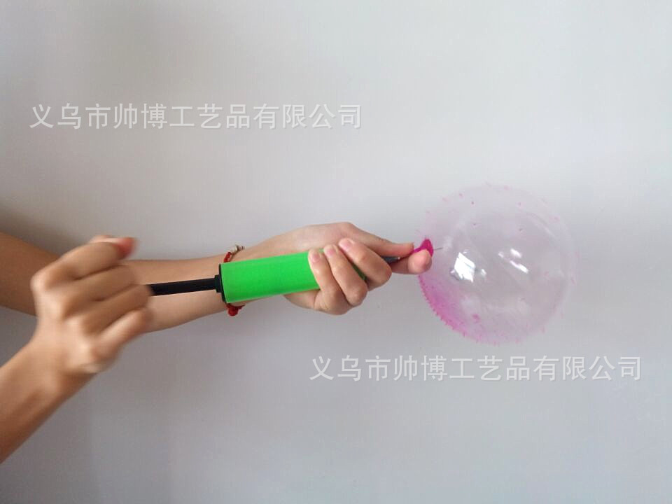 充气手拍球 充气拍拍球 透明波波球 儿童充气玩具 地摊热卖玩具