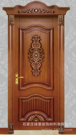 厂家热销实木复合烤漆门室内套装门 优质雕花实木烤漆门