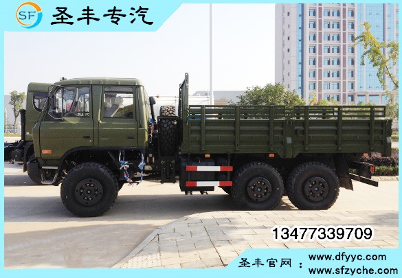 dfs5160n型平头六驱双排沙漠越野运兵车