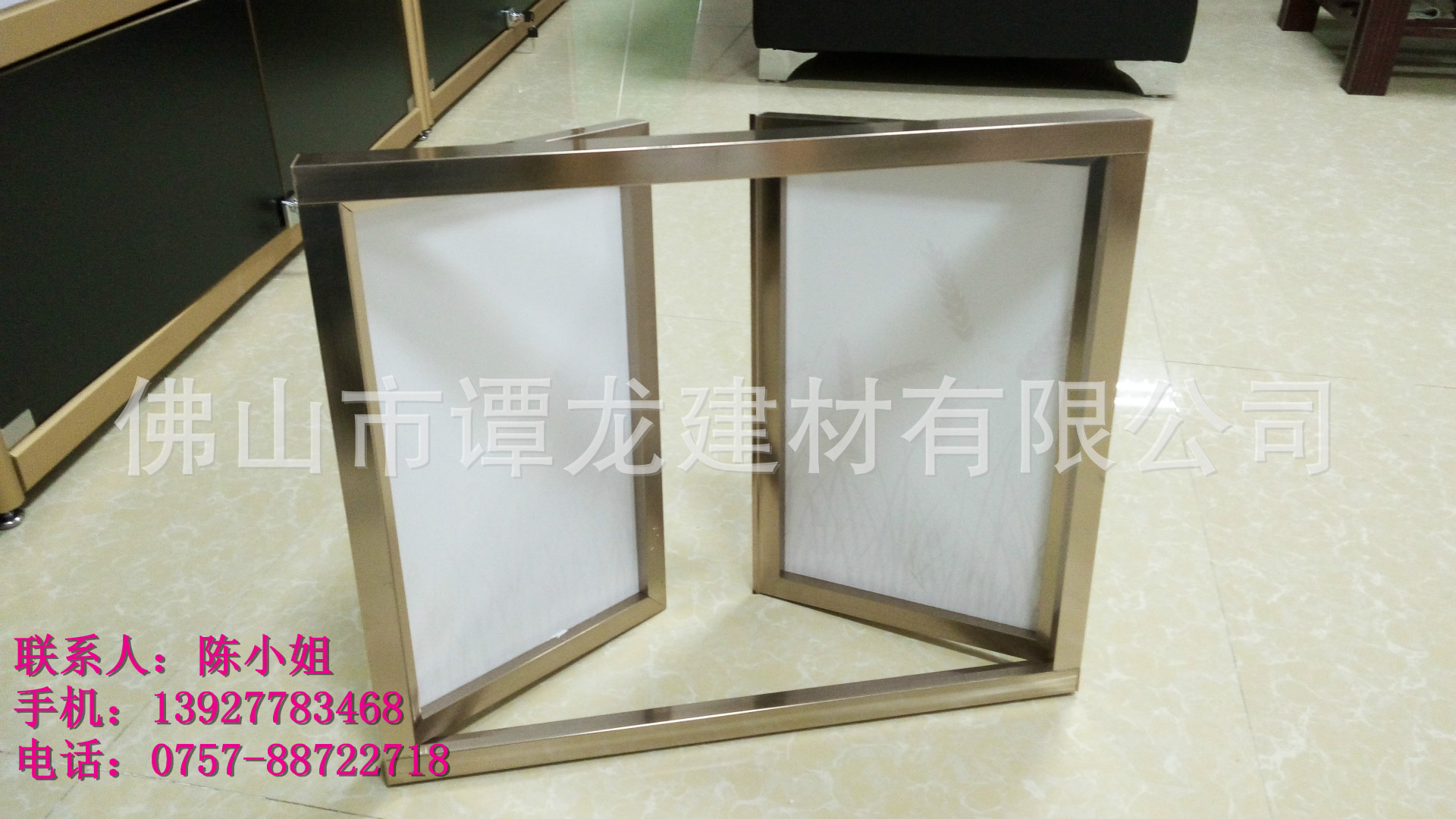 厂家直销晶钢门铝材 第六代普通款装铰链橱柜门铝材 南北旺铝业
